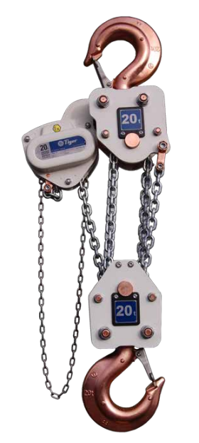 2 ton Hand Chain Hoist - Spark Resistant - Subsea Series - Tiger Lifting
