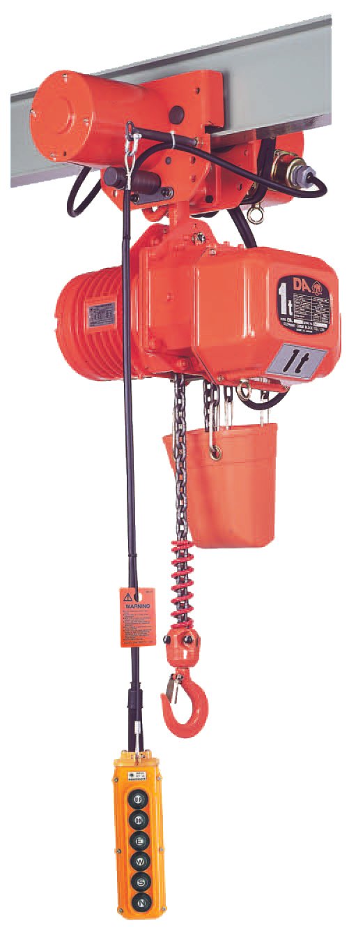 1 ton Electric Chain Hoist w/ Motorized Trolley - Elephant 1 ton Electric Chain Hoist w/ Motorized Trolley - Elephant