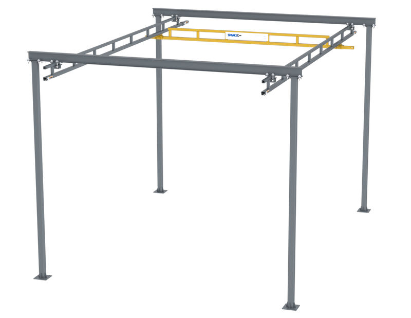 1 ton Workstation Bridge Crane - Freestanding