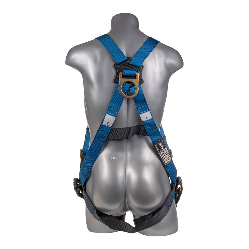 Safety Harness, 5pt., Tongue Buckle Legs, Back D-Ring