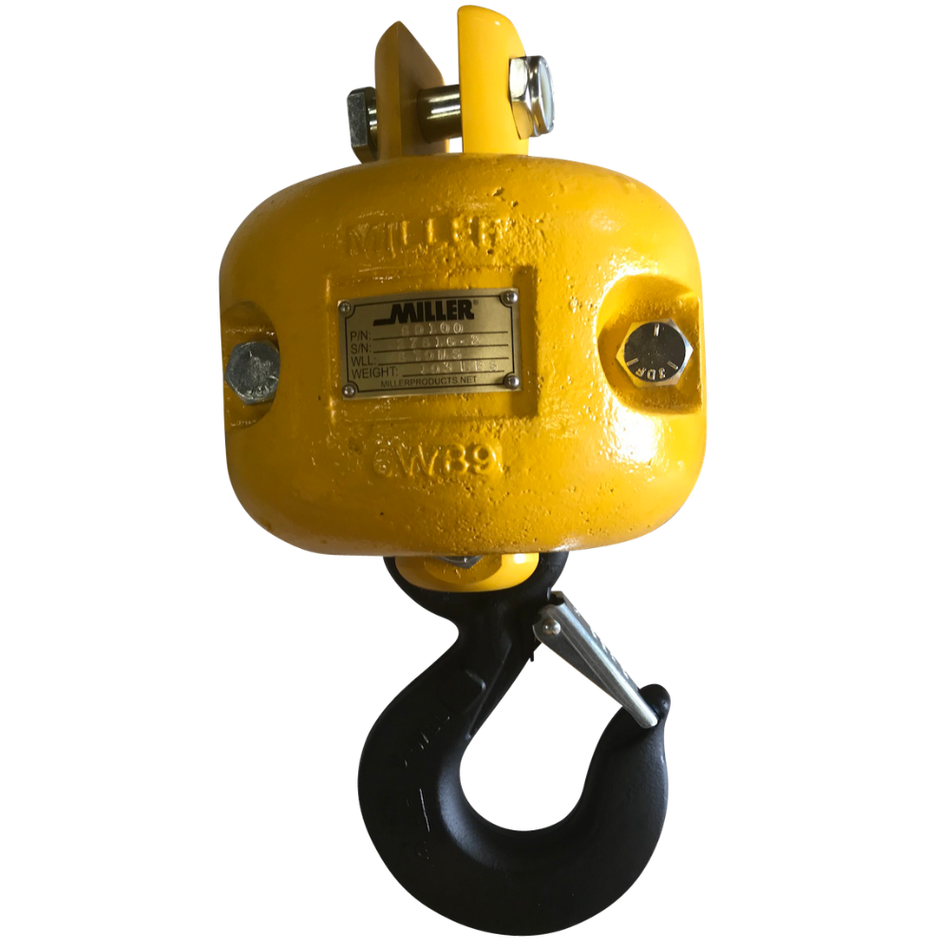 Econo-Link Overhaul Ball - Clevis to Hook - Model 6O100 - 6 Ton - Miller Lifting Products