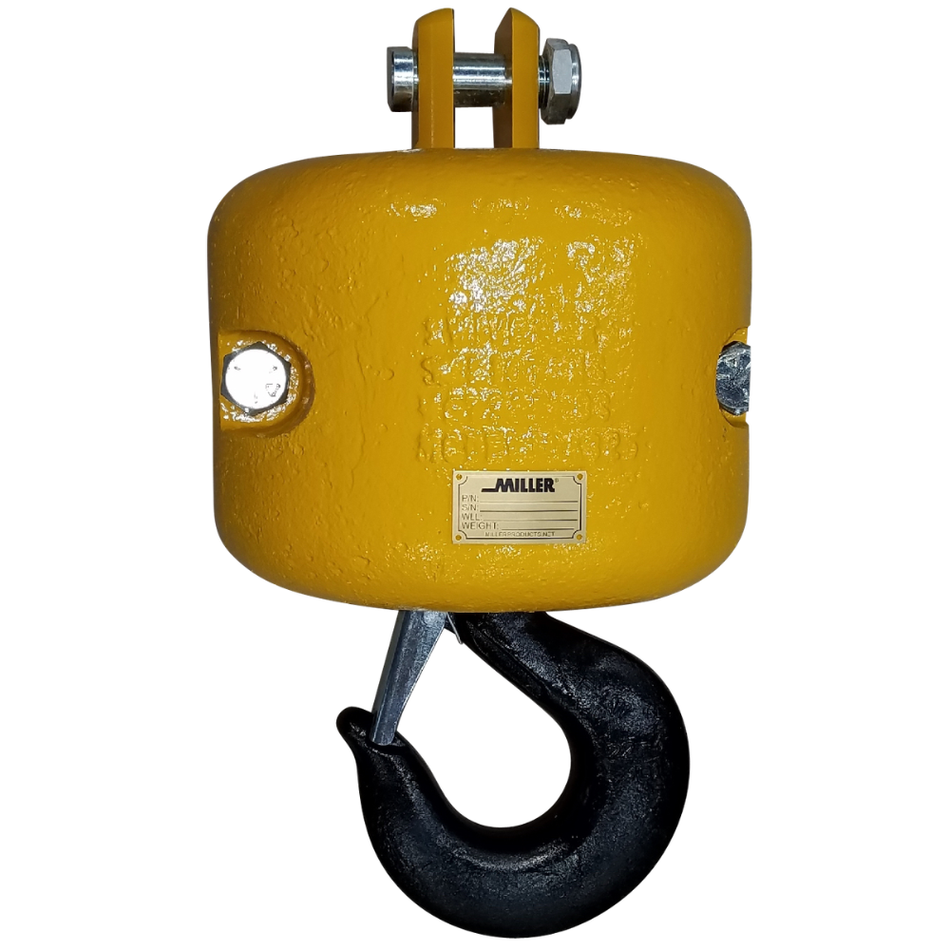 Econo-Link Overhaul Ball - Clevis to Hook - Model 10O325 - 10 Ton - Miller Lifting Products