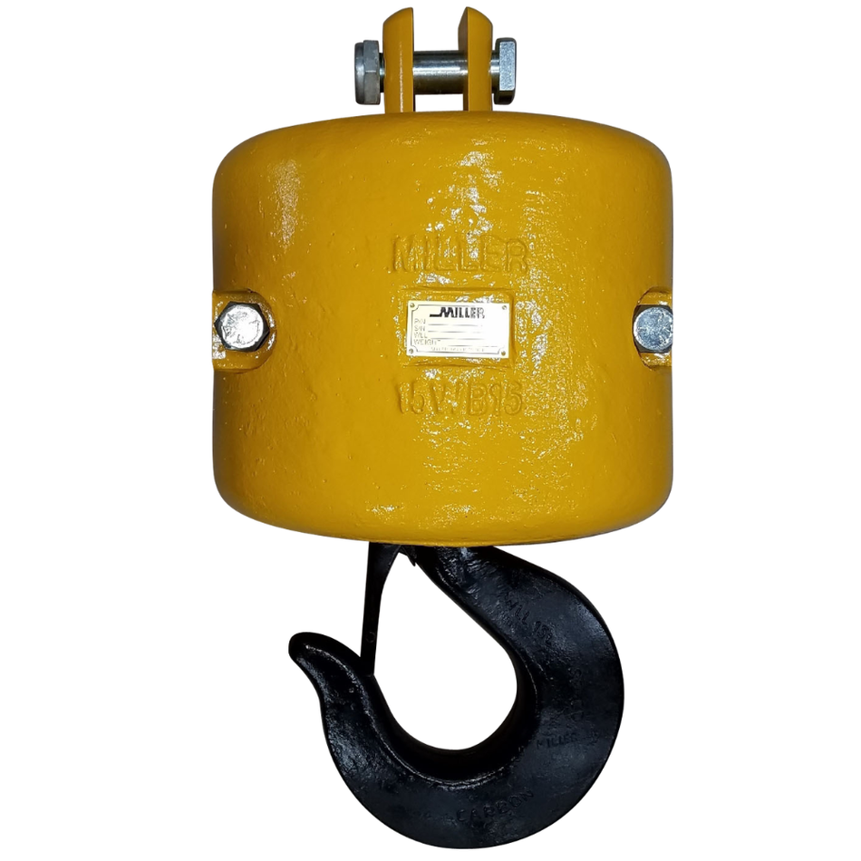 Econo-Link Overhaul Ball - Clevis to Hook - Model 15O575 - 15 Ton - Miller Lifting Products