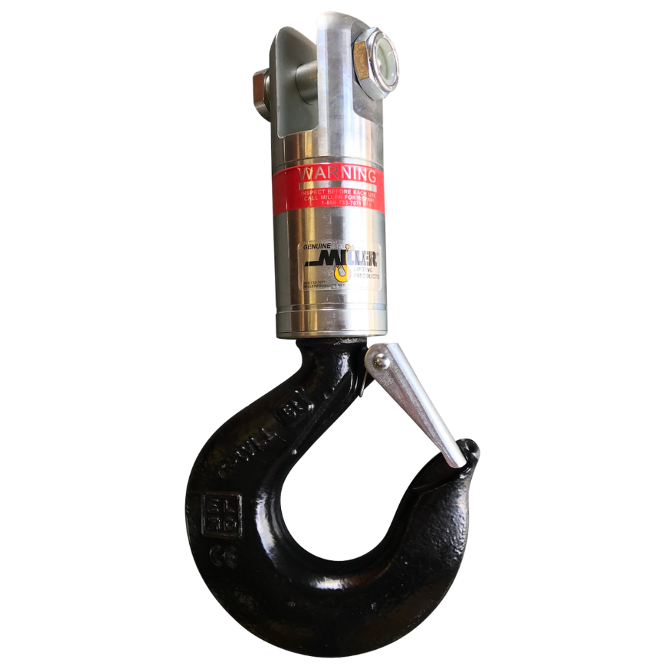 Angular Contact Ball Bearing Swivel - Clevis to Hook - Model HH-115 - 35 Ton - Miller Lifting Products