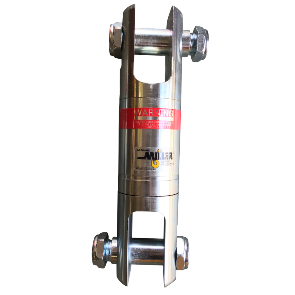 Angular Contact Ball Bearing Swivel - Clevis to Clevis - Model HH-111 - 35 Ton - Miller Lifting Products