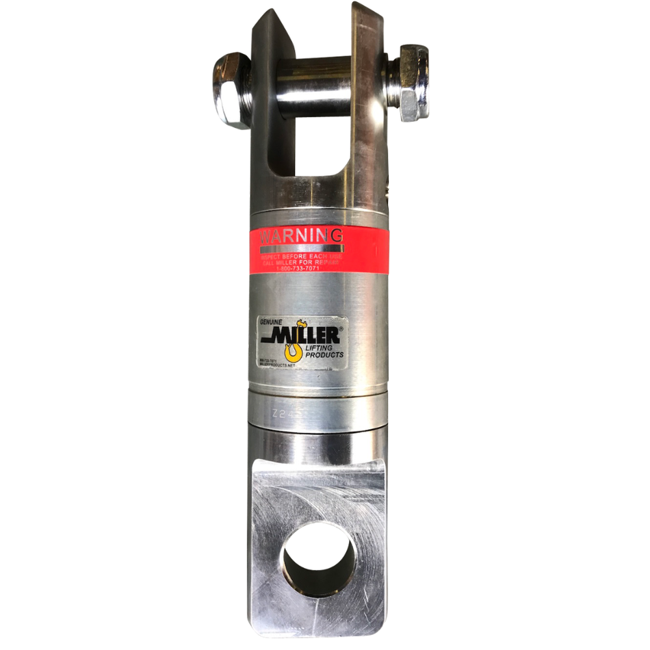 Angular Contact Ball Bearing Swivel - Clevis to Eye - Model HH-112 - 35 Ton - Miller Lifting Products