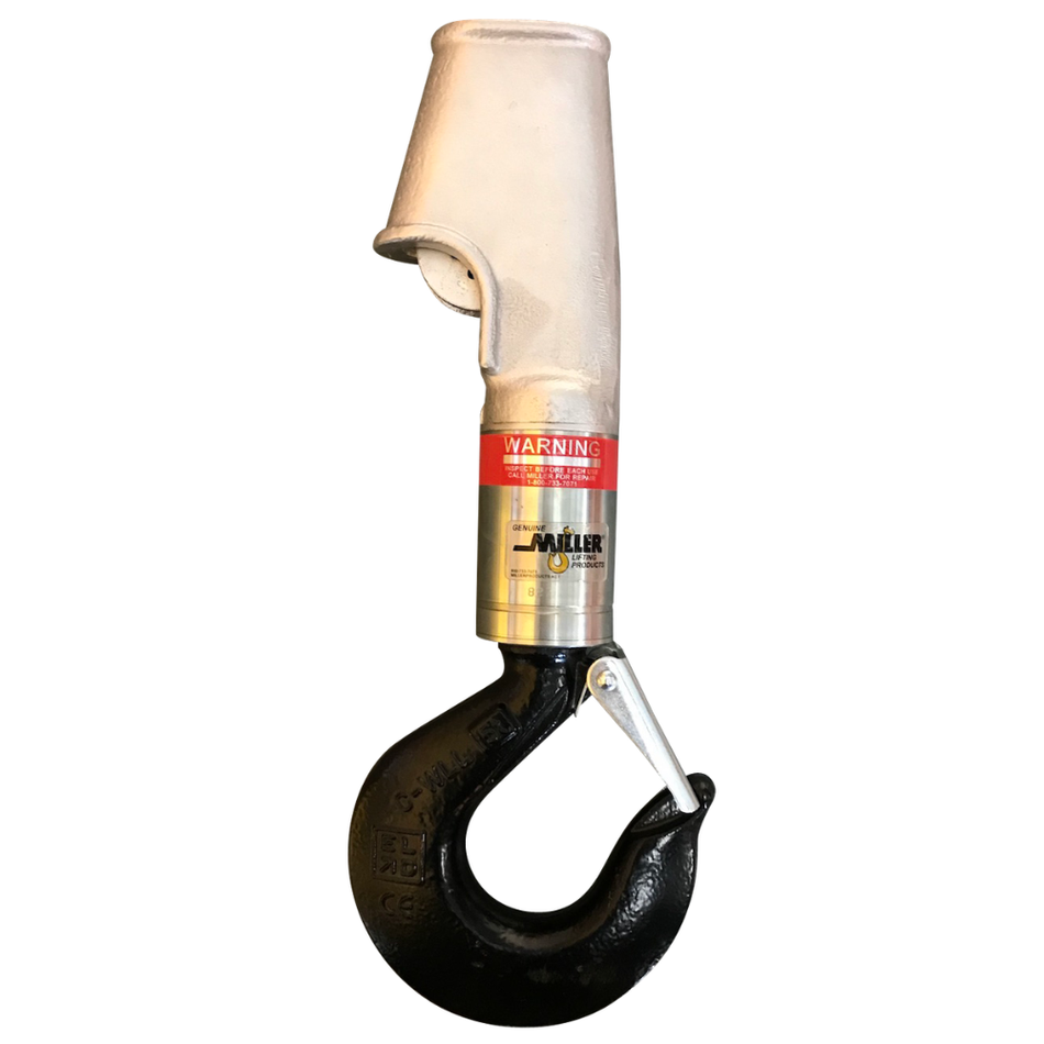 Angular Contact Ball Bearing Swivel - Wedge to Hook - Model GG-715 - 15 Ton - Miller Lifting Products