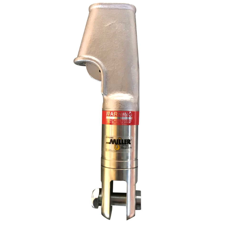 Angular Contact Ball Bearing Swivel - Wedge to Clevis - Model HH-711 - 35 Ton - Miller Lifting Products