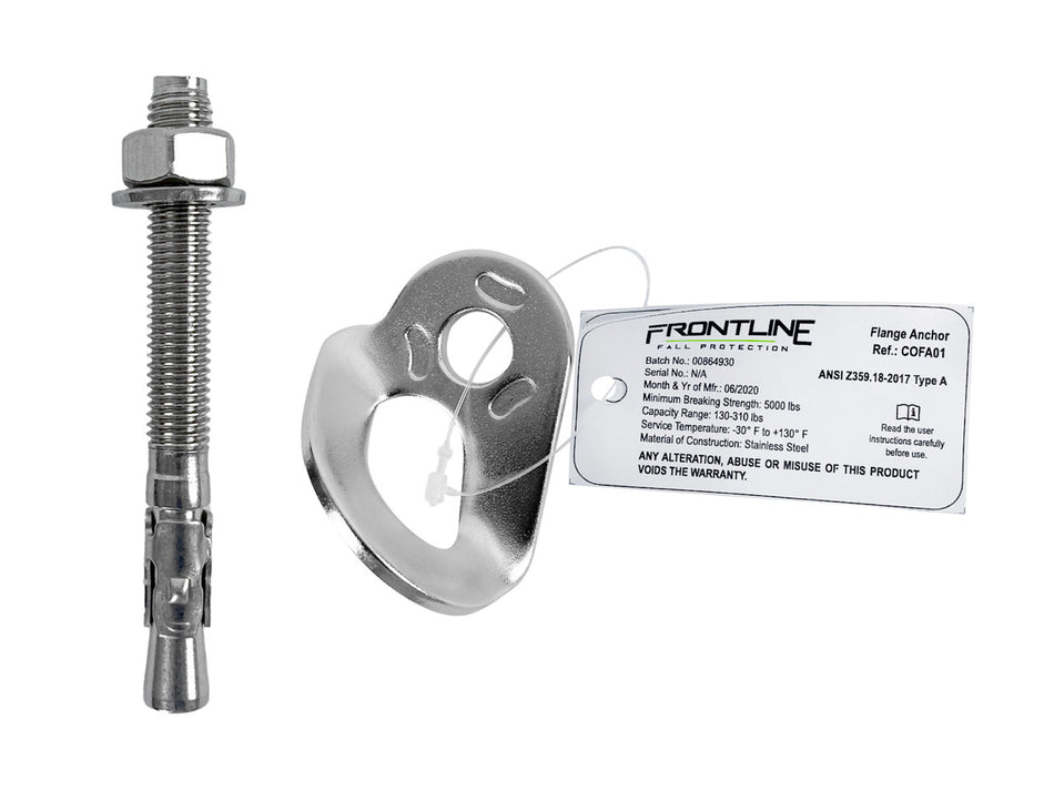 Stainless Steel Flange Anchor with Bolt - Frontline