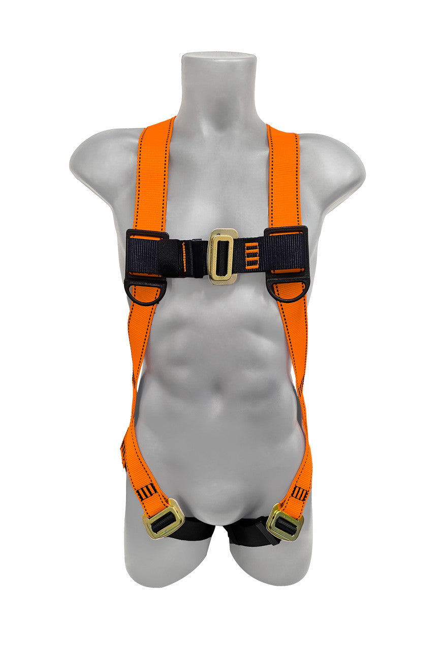 Economy Series Full Body Harness with Pass-Thru Leg Buckles (Universal Size) - 100VMB Combat™ - Frontline