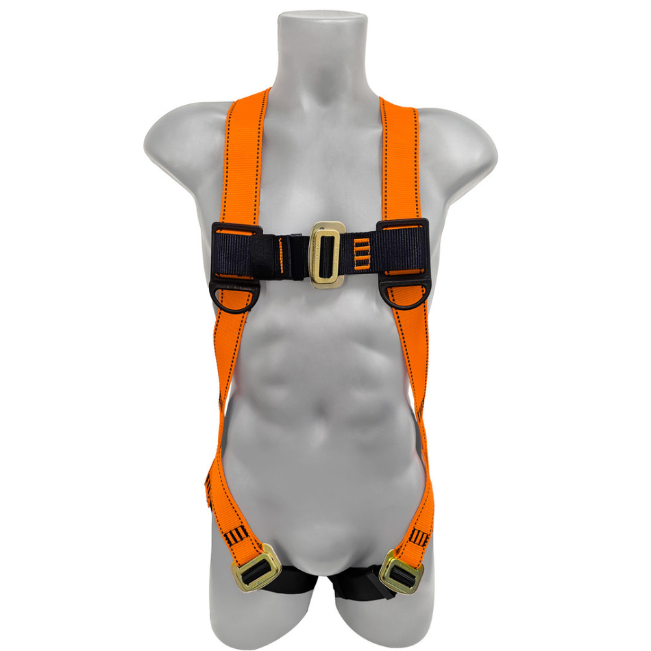 Economy Series Full Body Harness with Pass-Thru Leg Buckles (Universal Size) - 100VMB Combat™ - Frontline