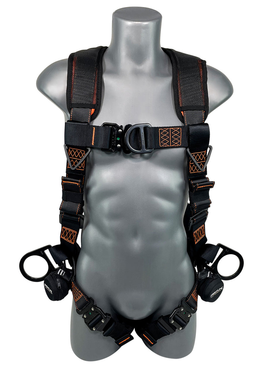 Vest Style Harness with Front & Side D-Rings and Suspension Trauma Straps - 105CFTB Combat™ - Frontline