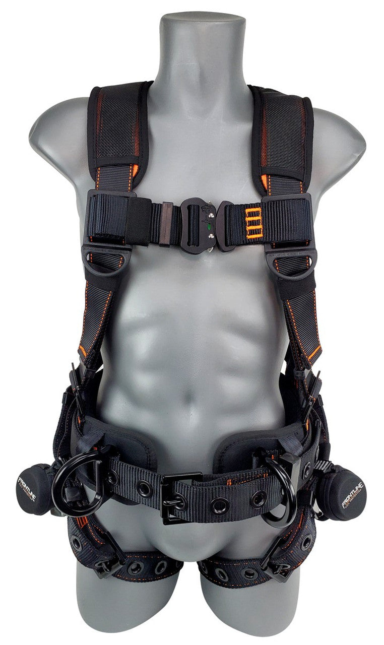 Full Body Harness with All-Aluminum Hardware and Suspension Trauma Straps - 110CTB Combat™ Lite - Frontline