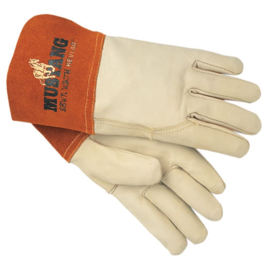 Mustang Premium Top Grain Cowskin Welding Gloves 12 Pairs – 4950L – MCR Safety