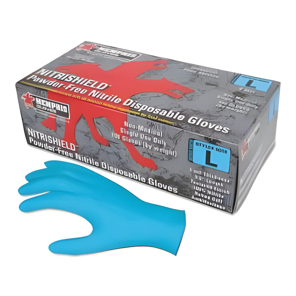 NitriShield™ Nitrile Disposable Gloves 20-Case Bundle – 100/Pack (2,000 Gloves Total) - MCR Safety
