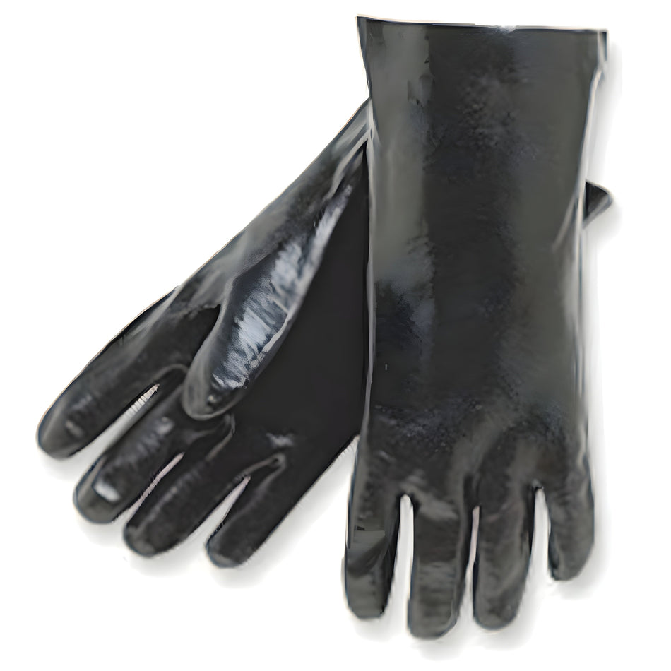 Economy Dipped PVC Gloves Large 14" 5-Case Bundle – 12 Pairs/Pack (60 Pairs Total) - 127-6300 - MCR Safety