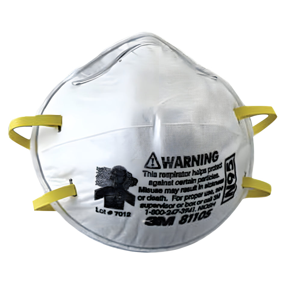 N95 Particulate Respirators Small 5-Case Bundle – 20/Box (100 Respirators Total) - 142-8110S - 3M