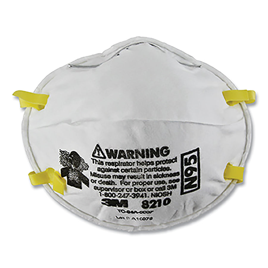 N95 Particulate Respirators - 6 Box Bundle - 20 Per Box (120 Total) One Size – 8210 – 3M
