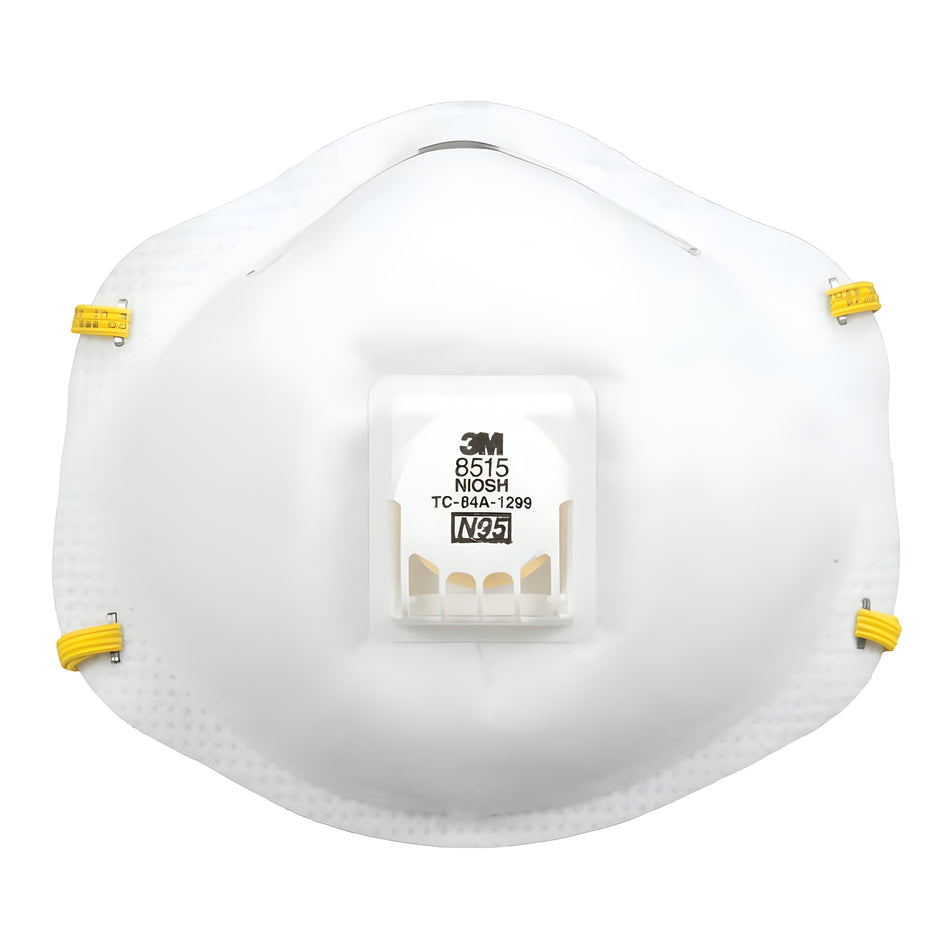 N95 Particulate Welding & Metal Pouring Respirators One Size 5-Case Bundle – 10/Box (50 Respirators Total) - 8515 - 3M