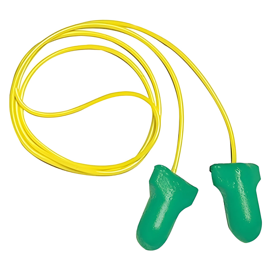 MAXIMUM LITE Disposable Foam Earplugs Corded 5-Case Bundle – 100 Pairs/Box (500 Pairs Total) - 154-LPF-30 - Howard Leight