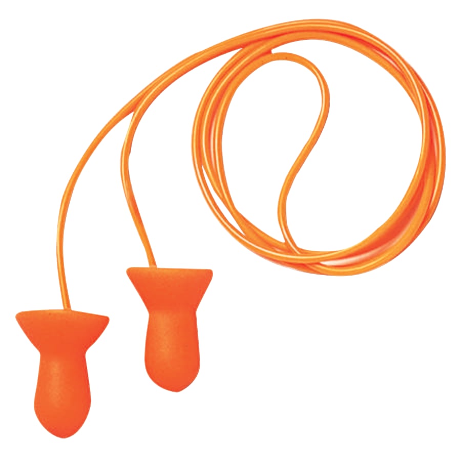 Quiet® Reusable Corded Earplugs 2-Case Bundle – 100-Pair/Box (200 Pairs Total) – QD30 – Howard Leight
