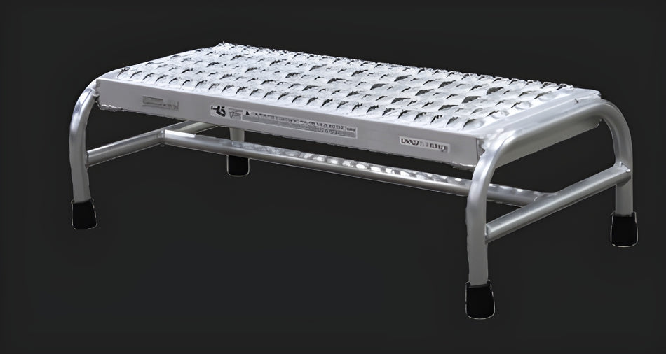Step Stand - Aluminum, 1 Step - 30" Tread Width - Cotterman