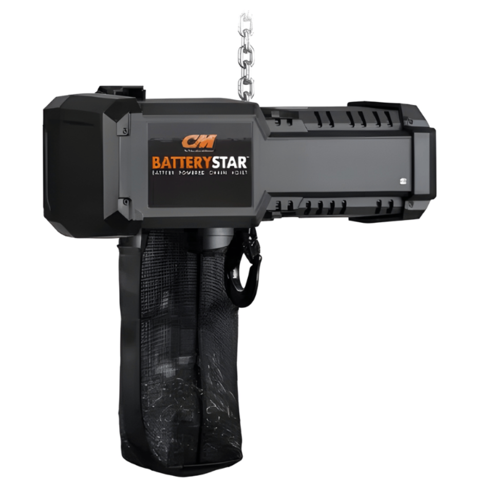 1 ton Electric Chain Hoist - CM BatteryStar - Single Speed - Battery Powered