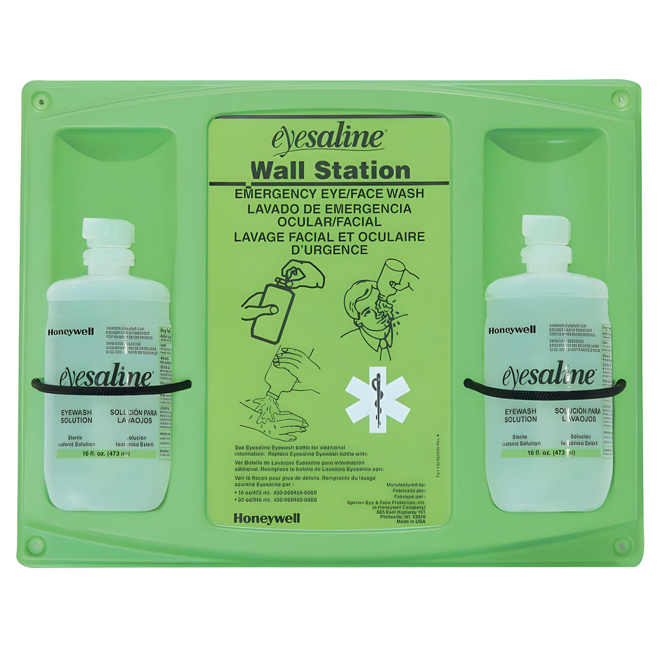 Eyewash Wall Station 16 oz Double Bottle - Pack of 2 – 32-000465-0000 – NORTH