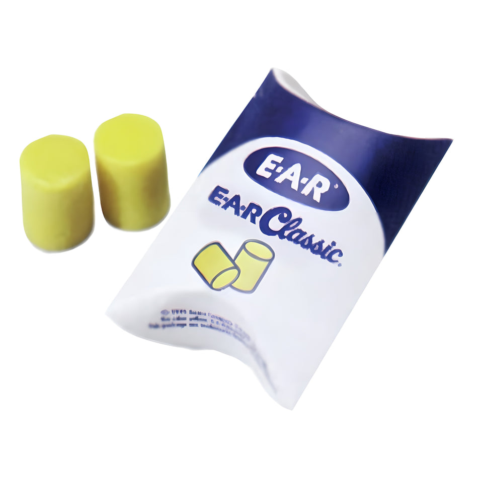 E-A-R™ Classic™ Foam Earplugs 5-Case Bundle – 200 Pairs/Box (1,000 Pairs Total) - 310-1001 - 3M