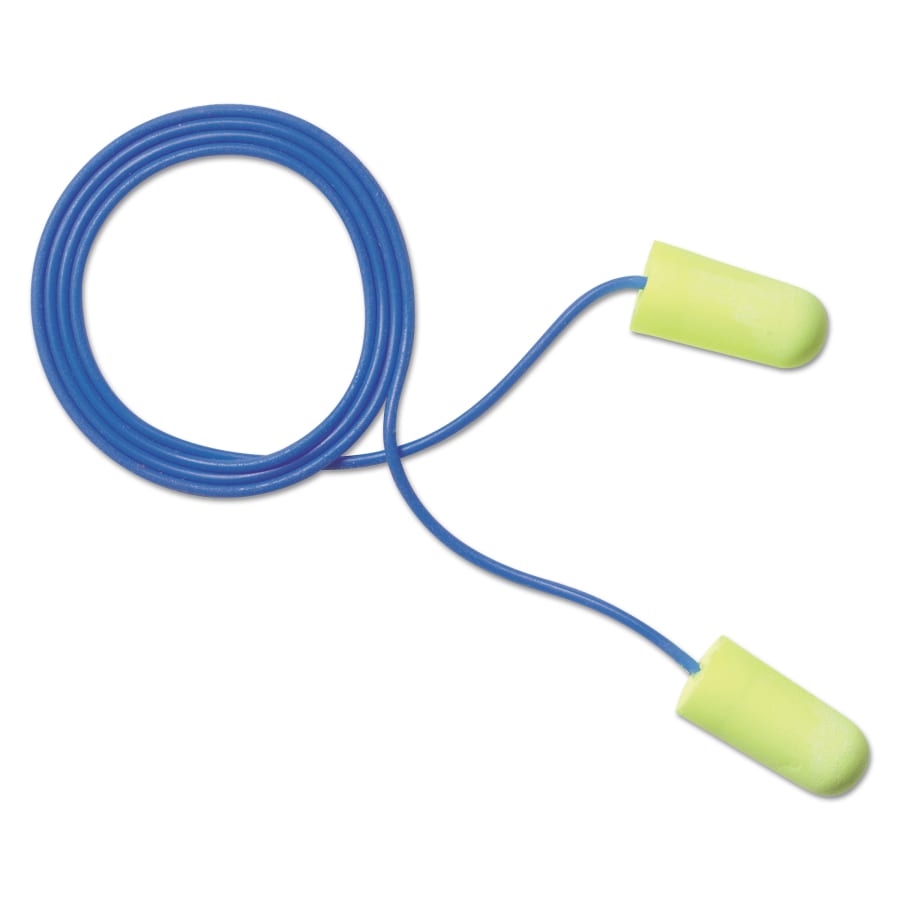 E-A-Rsoft™ Yellow Neons™ Foam Earplugs Corded 4-Case Bundle – 200 Pairs/Box (800 Pairs Total) - 311-1250 - 3M™