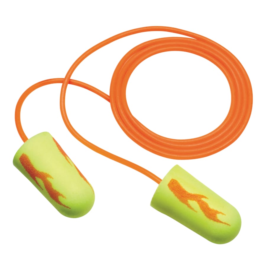 E-A-Rsoft™ Yellow Neon Blasts™ Corded Foam Earplugs 2-Case Bundle – 200 Pairs/Box (400 Pairs Total) - 311-1252 - 3M