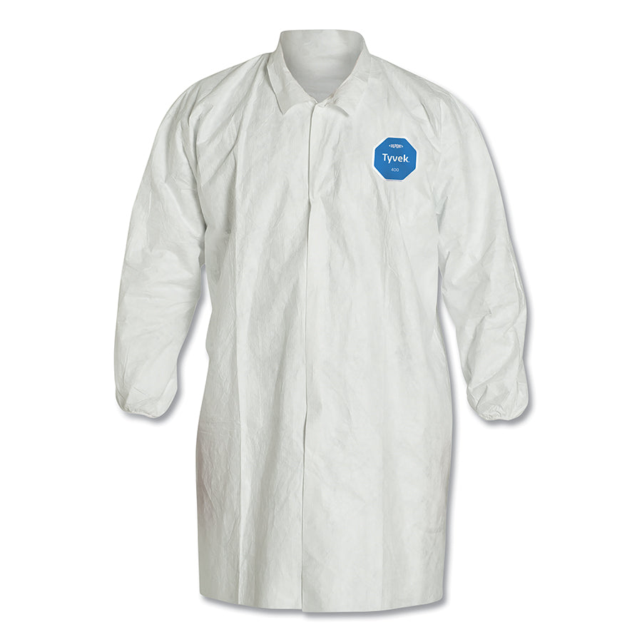 Tyvek Lab Coats No Pockets Knee Length – Pack of 30 – DuPont Tyvek