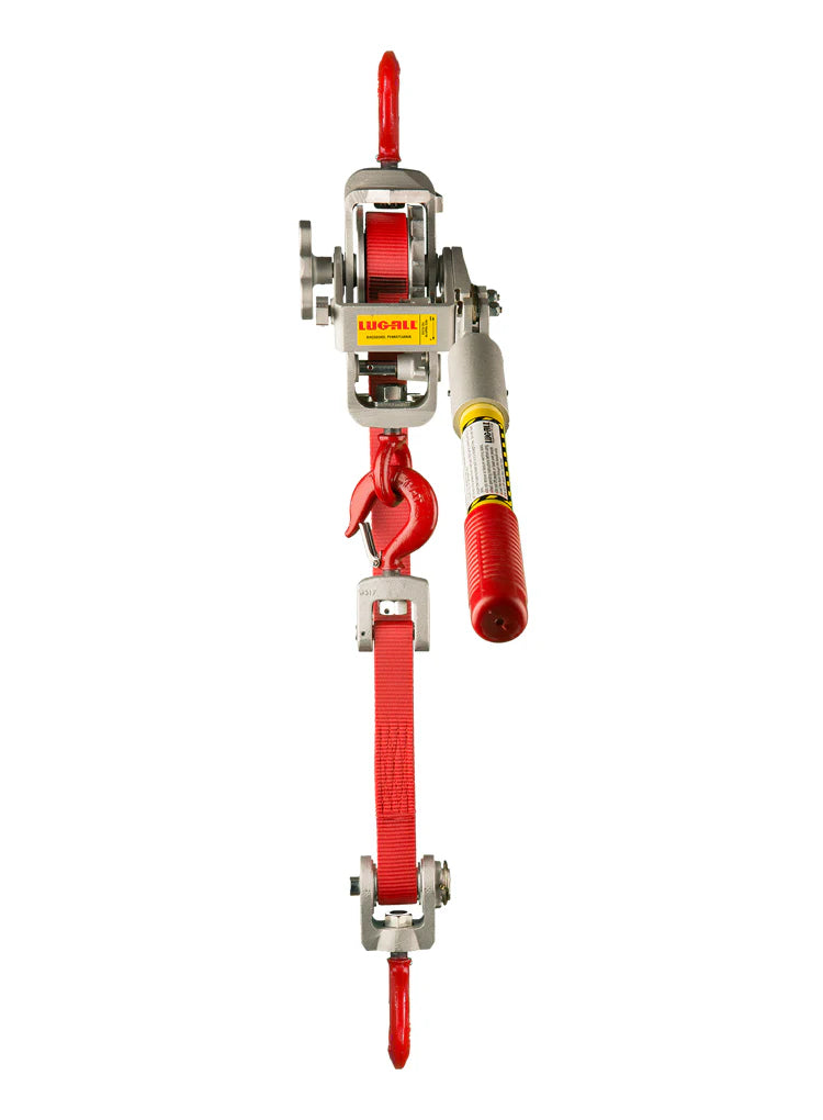1-1/2 Ton Web Strap Hoist with Eye Bolt Main Frame – 25-I – Lug-All