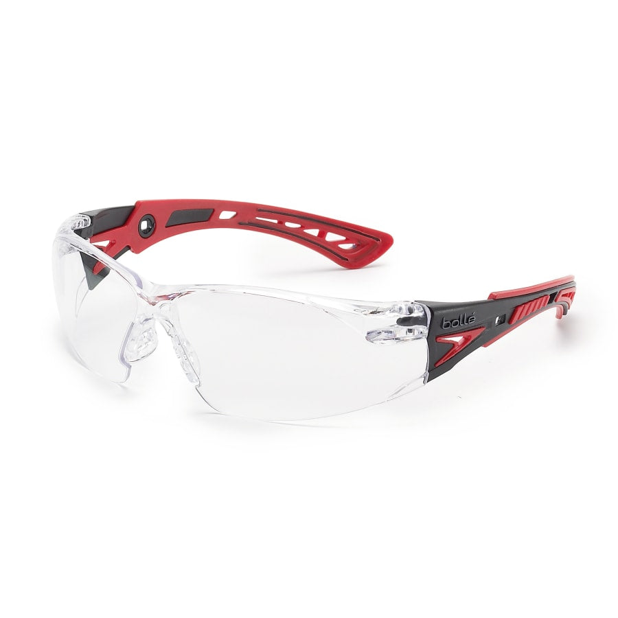 Rush+ Safety Glasses Clear Anti-Fog 10/Box – 41080 – Bolle Safety