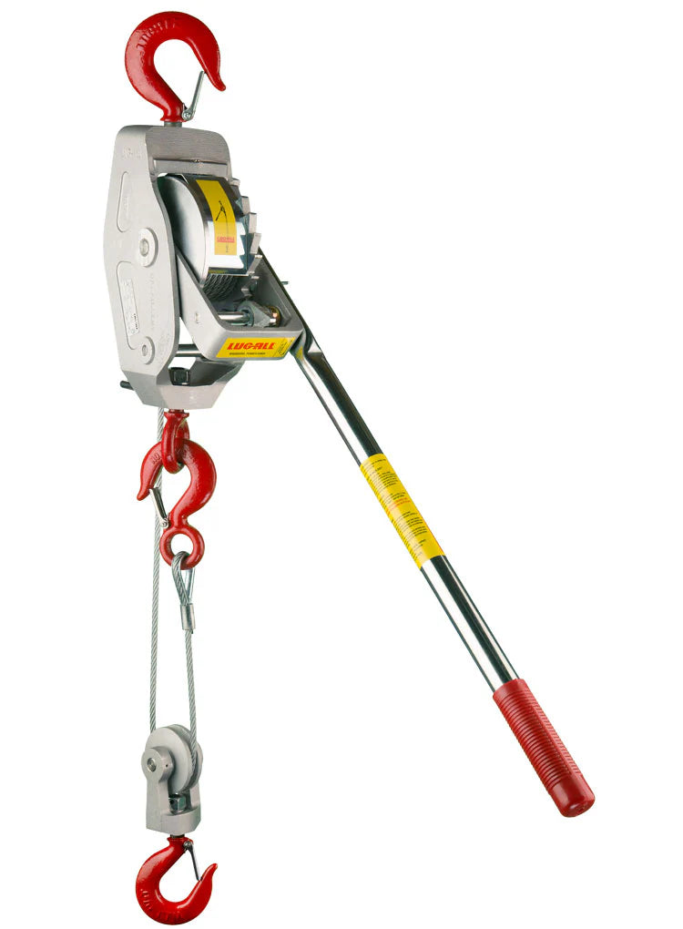 1-1/2 Ton Cable Hoist with 30 ft Cable – 3000-30 – Lug-All