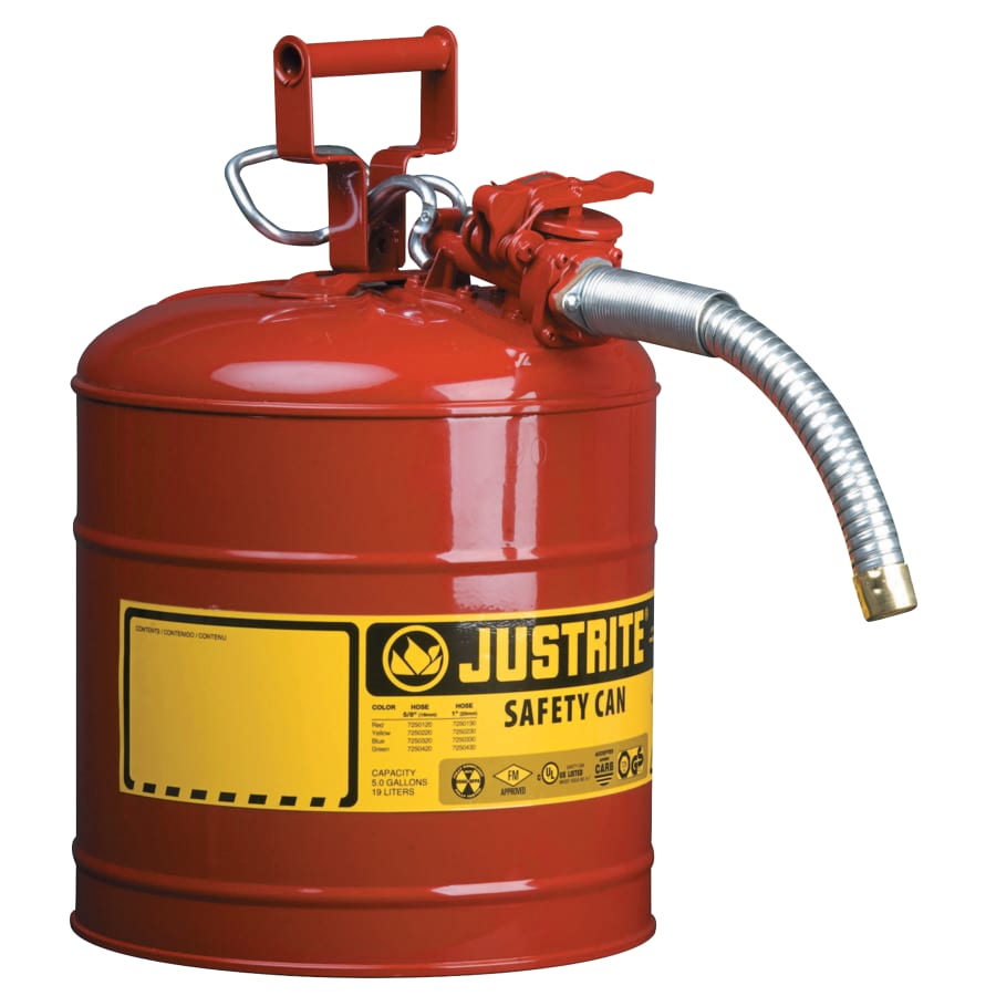 Type II AccuFlow™ Safety Can Gas 5 gal – 7250130 – Justrite
