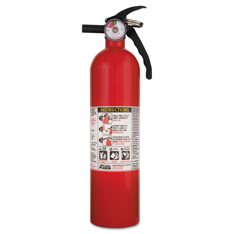 FA110 Multipurpose Home Fire Extinguisher 2.5 lb - Pack of 5 – 466142MTL – Kidde