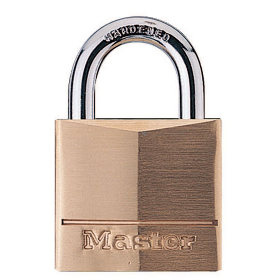 No. 140 Solid Brass Padlocks 5-Case Bundle – 4/Pack (20 Padlocks Total) - 140D - Master Lock