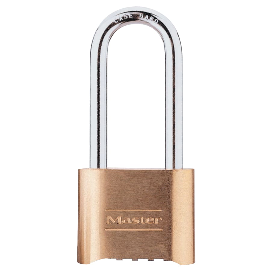 No. 175 Combination Brass Padlocks 6-Pack 5/16 in Dia x 2-1/4 in – 175LH – Master Lock