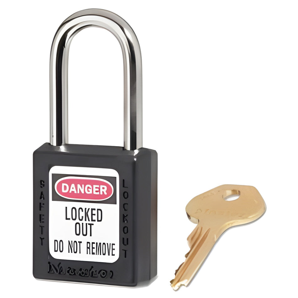 Zenex™ Thermoplastic Safety Lockout Padlocks – 2 Case Bundle, 6/Pack (12 Padlocks Total) - Master Lock