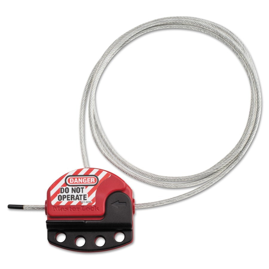 Adjustable Cable Lockout Device 6 ft - Pack of 5 – S806 – Master Lock