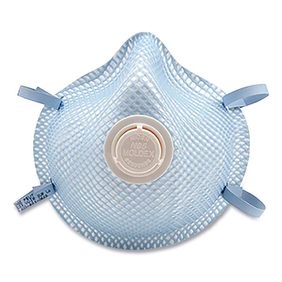 2300 N95 Particulate Respirators with Exhale Valve 4-Case Bundle – 10/Pack (40 Respirators Total) - 2300N95 - Moldex