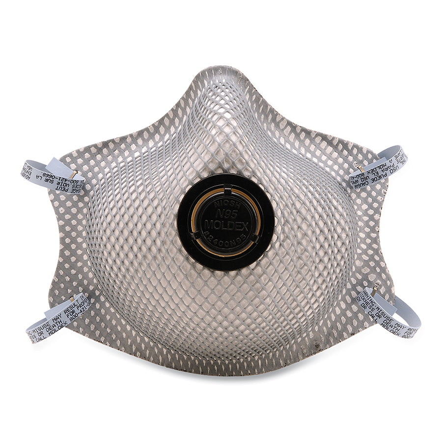 2400 Series N95 Particulate Respirators 2-Case Bundle – 10/Pack (20 Respirators Total) - 2400N95 - Moldex
