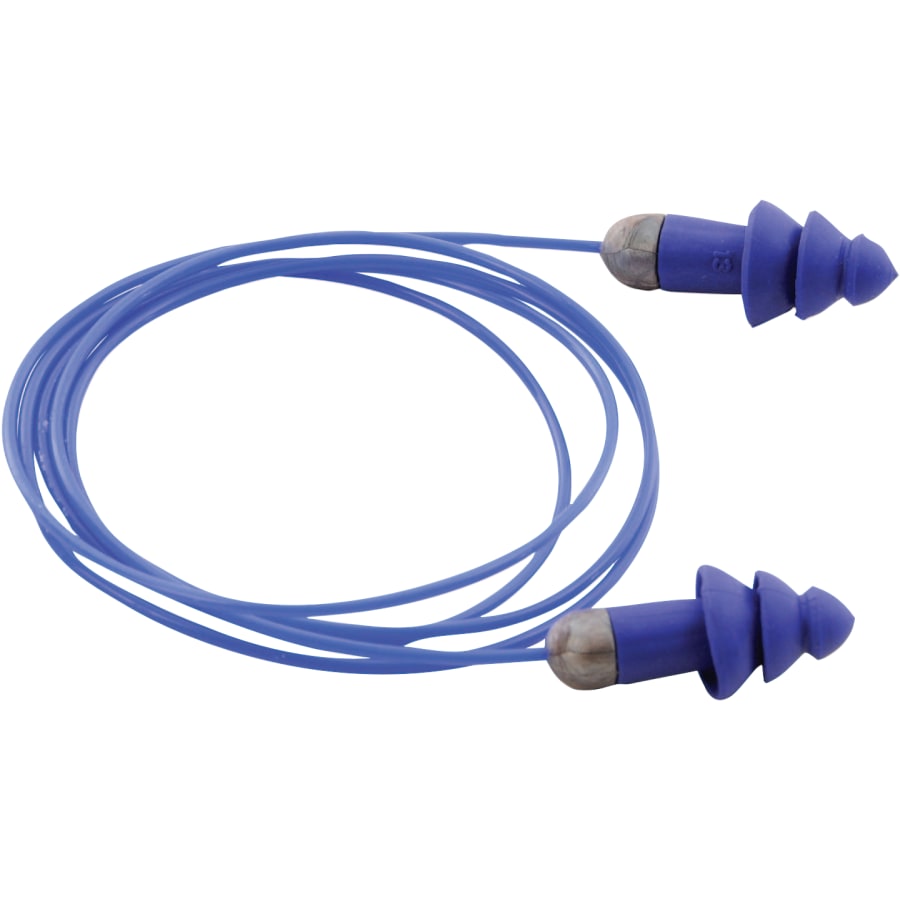 Rockets Reusable Earplugs Metal Detectable Corded 50/Box – 6415 – Moldex