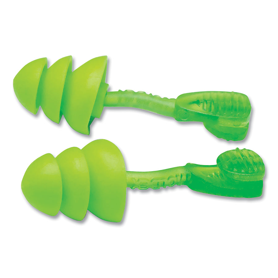 Glide® Trio Reusable Twist-In Corded Earplugs 2-Case Bundle – 50-Pair/Box (100 Pairs Total) – 6445 – Moldex