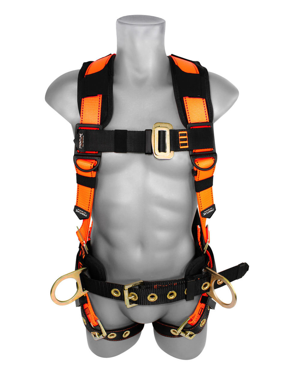 Combat™ Construction Style Full Body Harness with Tongue Buckle Belt & Legs - 50CTB - Frontline