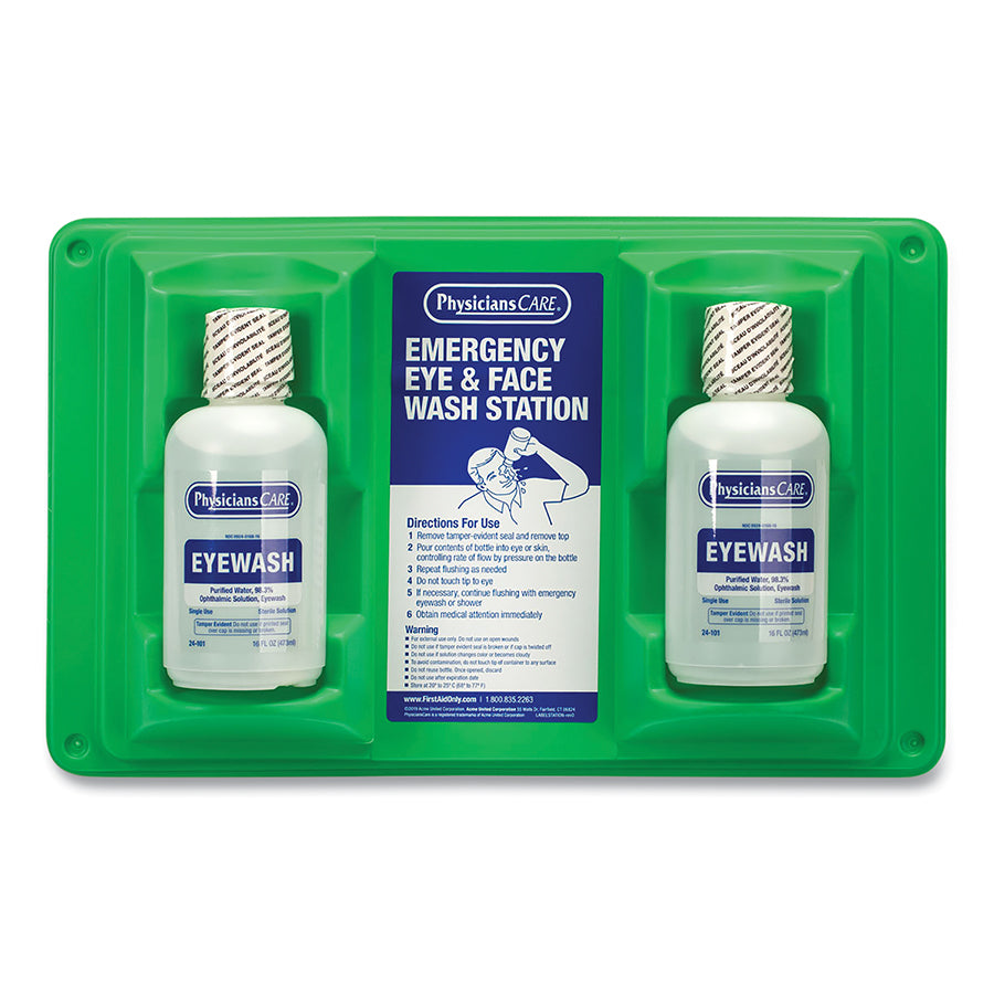 Eye and Skin Flush Emergency Station 16 oz - Pack of 5 – 24-102 – First Aid Only