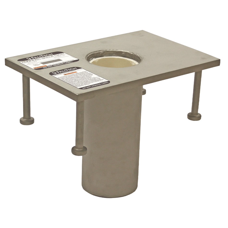 Flush-Mount Stainless Steel Cast-In Fixed Davit Base – 65030CFS – FallTech