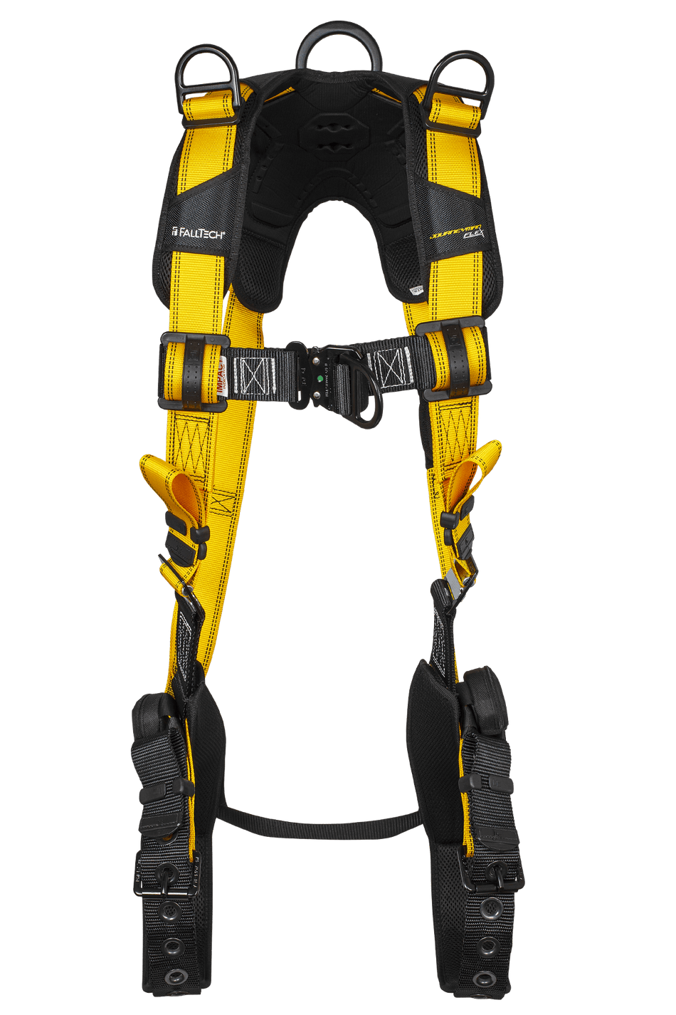 7027BFD Journeyman Flex Aluminum 4D Retrieval Climbing Harness – FallTech