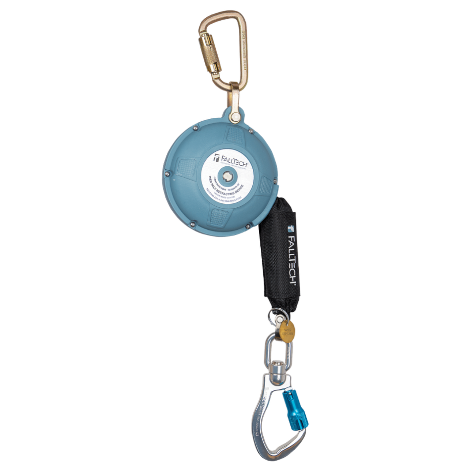 20' Contractor Web Class 1 SRL with Swivel Aluminum Carabiner – FallTech